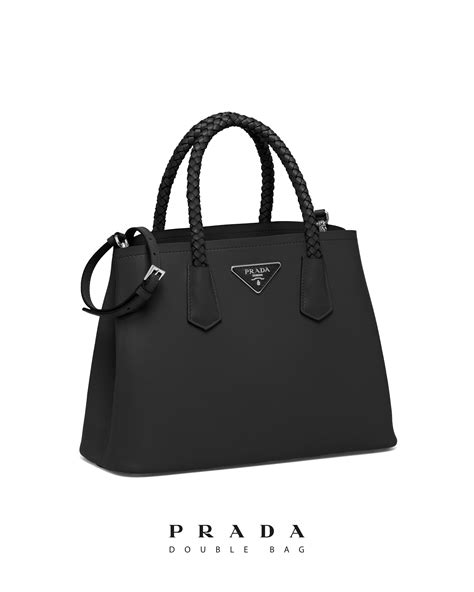 bolso prada blanco y negro|bolsas de prada mujer.